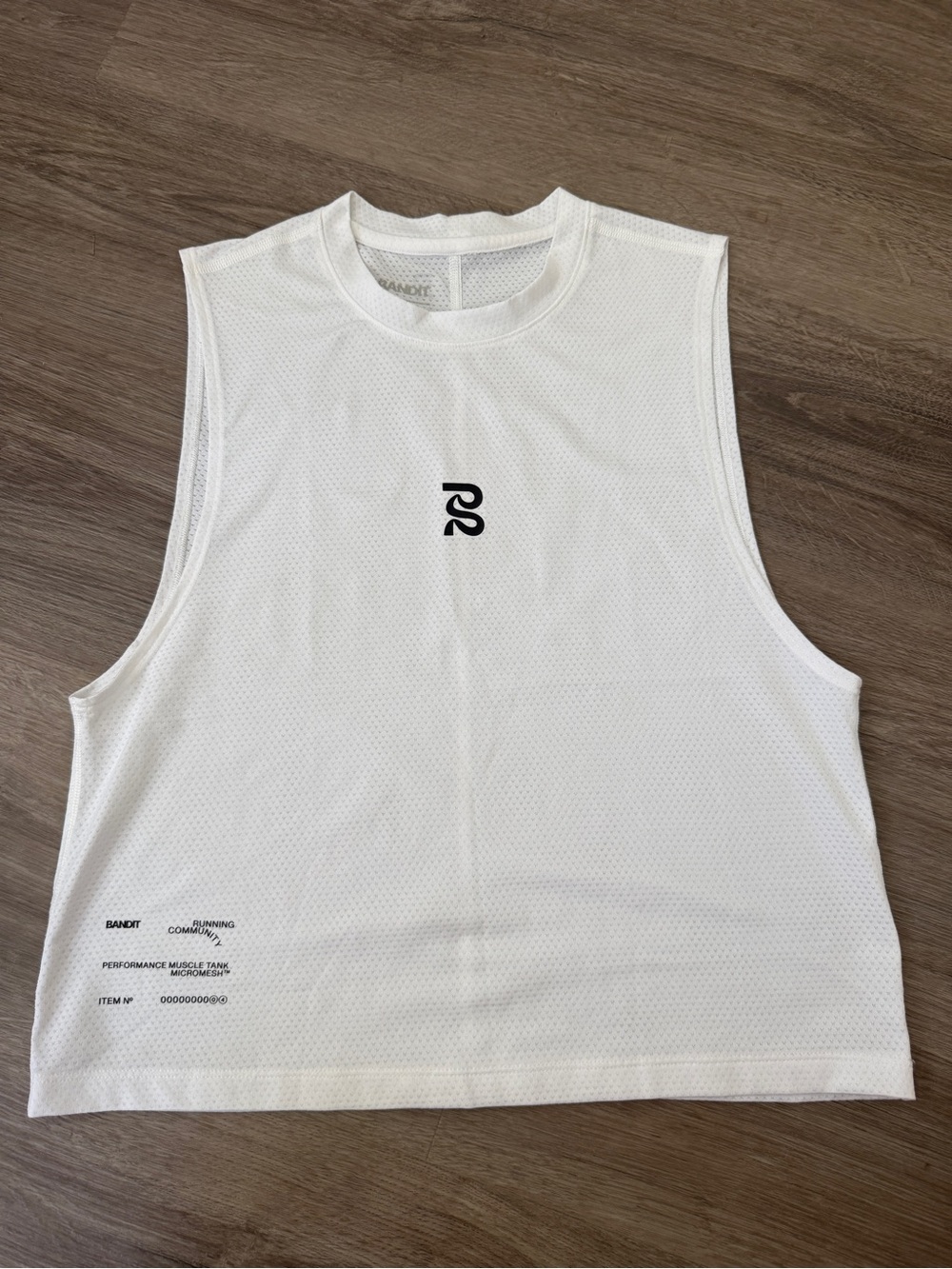 Bandit Micromesh Run Tank - White